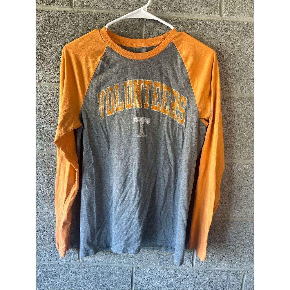 National Collegiant Tennessee Volunteers Long Sleeve Tee Gray Size Small